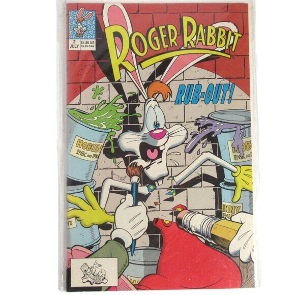 2 Roger Rabbit comics, Vintage, Cartoon, Movie, Disney - Picture 3 of 3